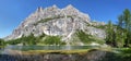 View on Federa Lake, South Tyrol, Dolomites, Italy, Europe