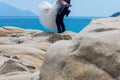 Feet of bride and groom, wedding shoes Royalty Free Stock Photo