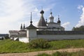 View Ferapontov Belozersky monastery. Ferapontovo, District of Kirillov, Vologda region, Russia Royalty Free Stock Photo