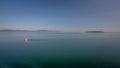 View from a ferry boat on the St. Lawrence River, Quebec