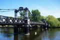 The Ferry Bridge, Burton upon Trent. Royalty Free Stock Photo