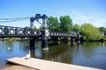 The Ferry Bridge, Burton upon Trent. Royalty Free Stock Photo