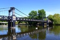 The Ferry Bridge, Burton upon Trent. Royalty Free Stock Photo