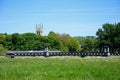 The Ferry Bridge, Burton upon Trent. Royalty Free Stock Photo