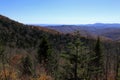 View from Fetterbush Overlook in North Carolina Royalty Free Stock Photo