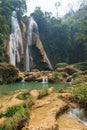 Dat Taw Gyaint Waterfall in Myanmar Royalty Free Stock Photo