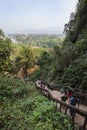 Stairs to Tham Chang cave in Vang Vieng