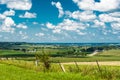 View of a field in Illinois country side Royalty Free Stock Photo
