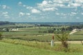 View of a field in Illinois country side Royalty Free Stock Photo