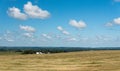 View of a field in Illinois country side Royalty Free Stock Photo