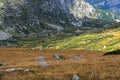 Early September in Rila mountains Royalty Free Stock Photo