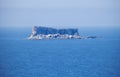 The view of Filfla islet near the Qrendi coast of Malta