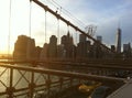 View of the financial district, from the Brooklin Bridge