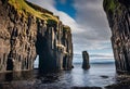 A view of the Fingals Cave Royalty Free Stock Photo