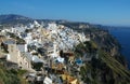 View of Fira, the main town of the island of Santorini, Greece