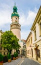 View of the fire tower in Sopron, Hungary...IMAGE Royalty Free Stock Photo
