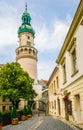 View of the fire tower in Sopron, Hungary...IMAGE Royalty Free Stock Photo