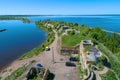 View of the First Northern Artillery Fort. Kronstadt, Russia