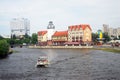 View of the Fish village, Kaliningrad, Russia. Royalty Free Stock Photo