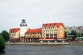 View of the Fish village, Kaliningrad, Russia. Royalty Free Stock Photo