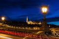 View of Fisherman's Bastion from chain bridge Budapest Royalty Free Stock Photo