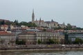 View of the Fisherman`s Bastion and the Church of St. Matthias in Budapest. Hungary Royalty Free Stock Photo