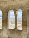 View from Fisherman`s bastion, old town, Budapest, Hungary Royalty Free Stock Photo