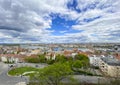 View from Fisherman`s bastion, old town, Budapest, Hungary Royalty Free Stock Photo