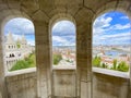 View from Fisherman`s bastion, old town, Budapest, Hungary Royalty Free Stock Photo