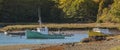 Maine Fishing Boats at Low Tide Royalty Free Stock Photo