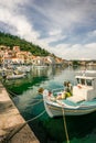 The fishing port of Gytheio, in Laconia, Greece.