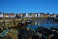 View of St. Monans Harbour - The East Neuk of Fife Royalty Free Stock Photo