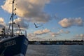 View of the fishing port in Wladyslawowo, Baltic Sea, Poland, Europe.