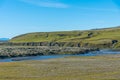 View of Fjadra river on Iceland