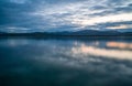 View of the fjord from Tromso, Norway Royalty Free Stock Photo