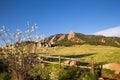 Flatirons Boulder Colorado Chautauqua Park Royalty Free Stock Photo