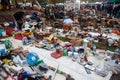 View of flea market Royalty Free Stock Photo