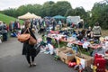 View of flea market in Bonn Royalty Free Stock Photo