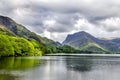 A view of Fleetwith Pike over Grasmere a fell in the Lake District. Royalty Free Stock Photo