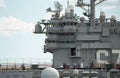 2000 View of the Flight Deck of the USS John F. Kennedy Royalty Free Stock Photo