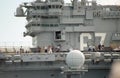 2000 View of the Flight Deck of the USS John F. Kennedy Royalty Free Stock Photo