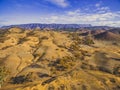 View of Flinders Ranges mountains and rolling hills. Royalty Free Stock Photo