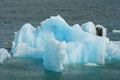 The view of floating icebergs at Jokulsarlon Glacier Lagoon near VatnajÃÆÃÂ¶kull National Park in Iceland Royalty Free Stock Photo