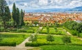 View on Florence, Italy -Bardini Gardens Royalty Free Stock Photo