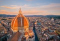 View of Florence skyline from top view