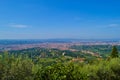View of Florence from top of Fiesole, Italy Royalty Free Stock Photo