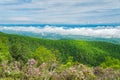 View of the Fog Over Shenandoah Valley Royalty Free Stock Photo