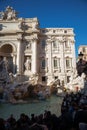 View of the Fontana di Trevi, Rome, Italy