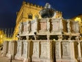 View of the Fontana Maggiore (Mayor Fountain) in the historical and artistic heart of Perugia,capital of