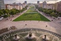 View from Fonte Luminosa on Alameda Park, Lisbon, Portugal